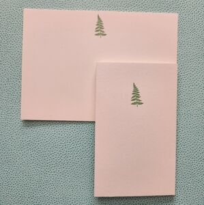 Set of Fern Letterpress Notecards.